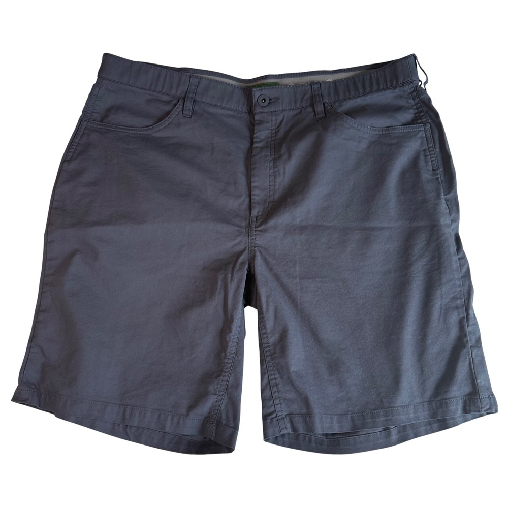 Orvis Mens 38 Performance Shorts Charcoal Gray Cotton Nylon Stretch Fishing 9 in